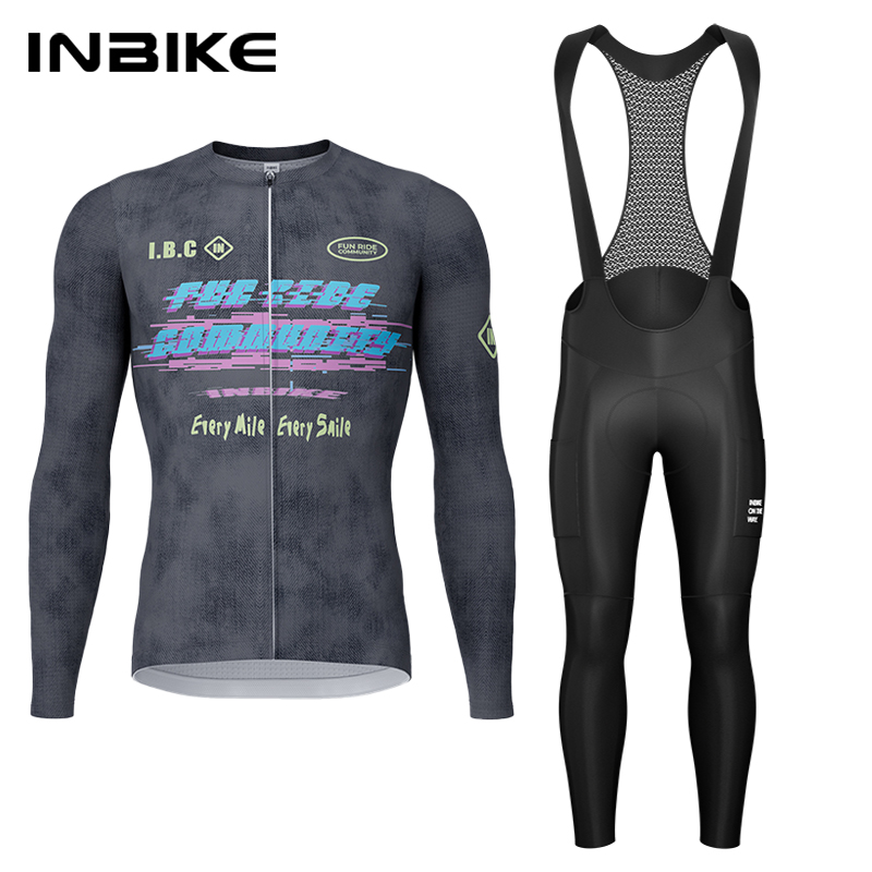 Mountain Biking Long Sleeve Shirt - INBIKE printemps automne ensemble de cyclisme