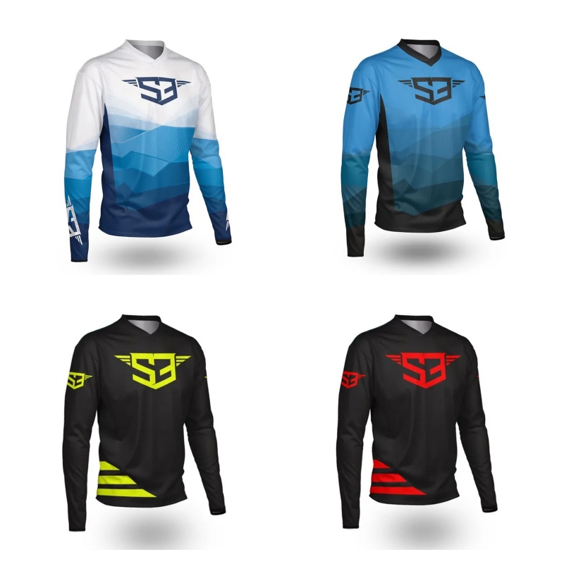 Mountain Biking Long Sleeve Shirt - Maillot de motocross à manches longues