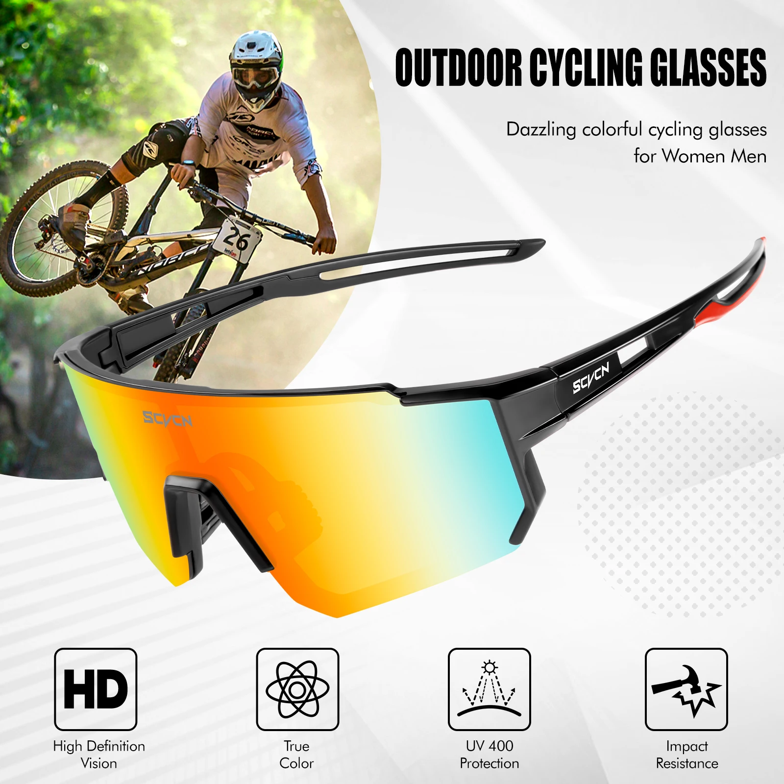 Lunettes de cyclisme photochro - Mountain Biking Goggles avis et prix