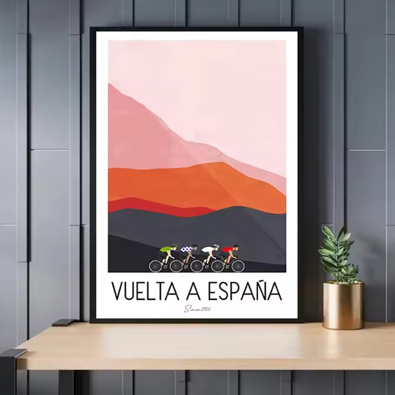 Aquarelle cyclisme course cycl - Mountain Biking Races avis et prix