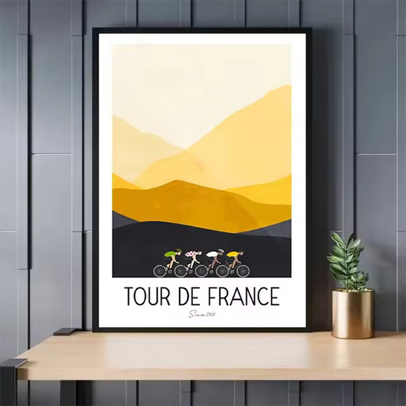 Aquarelle cyclisme course cycl - Mountain Biking Races avis et prix